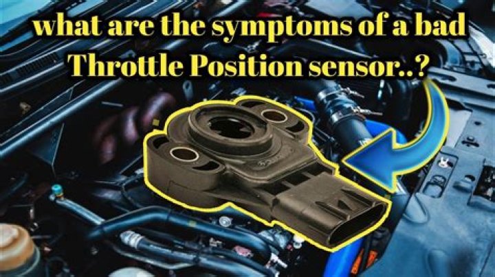 What are the symptoms of a bad throttle control sensor