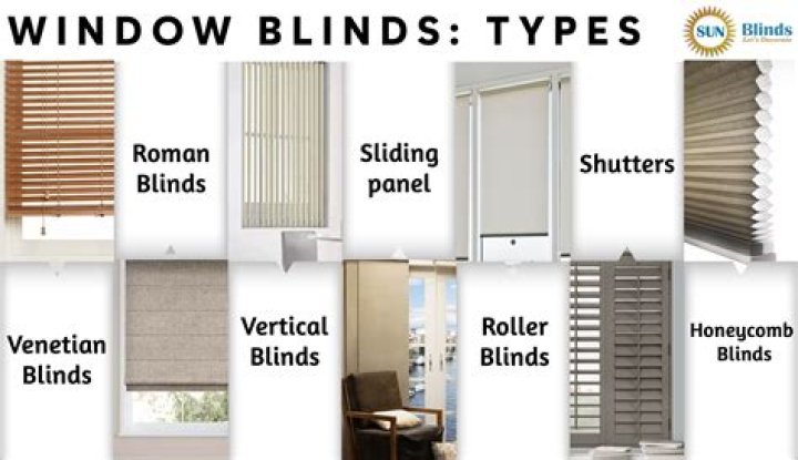 What are the types of blinds