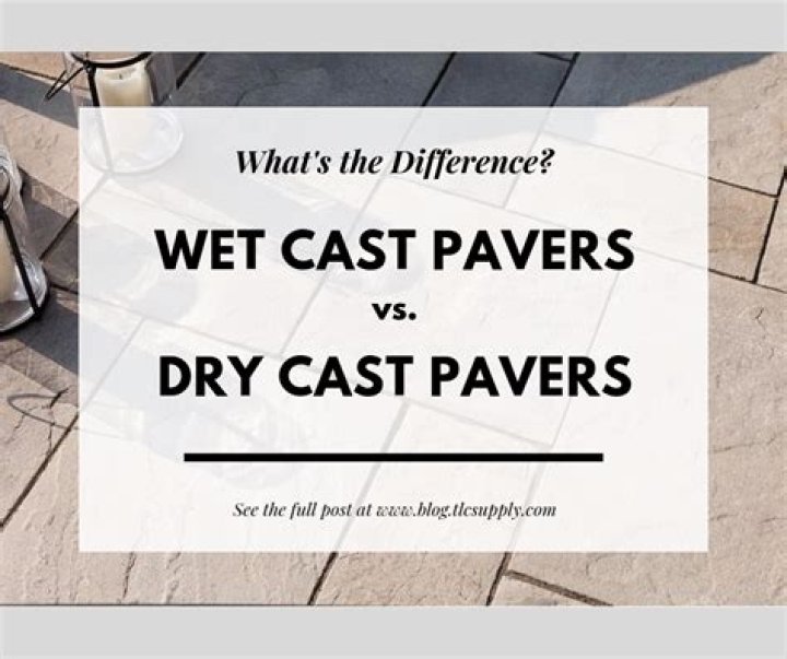 What are Wetcast pavers