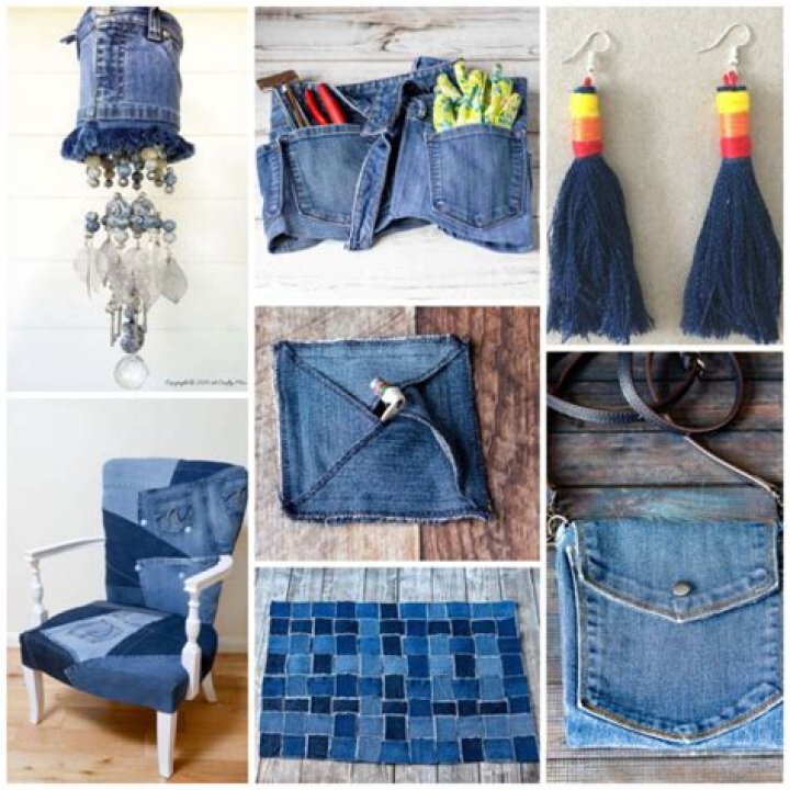 What can you do with old blue jeans