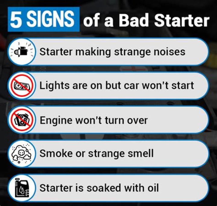 What causes starter to go bad