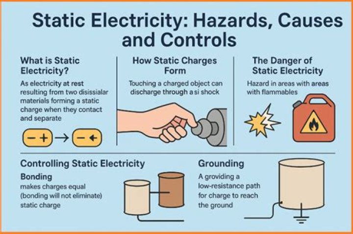 What causes static electricity in house
