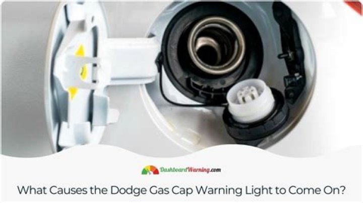 What causes the gas cap light to come on