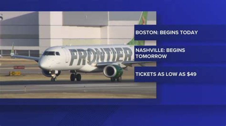 What cities does Frontier fly to from Cleveland