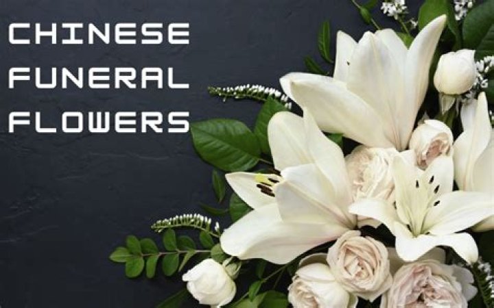 What color flowers are appropriate for a Chinese funeral