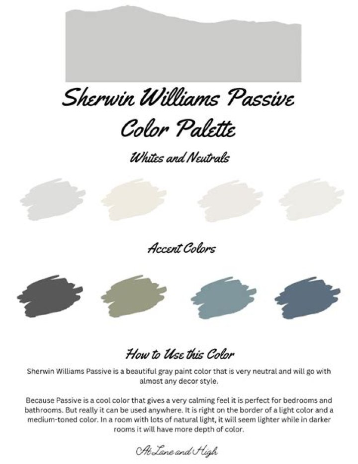What color is passive by Sherwin Williams