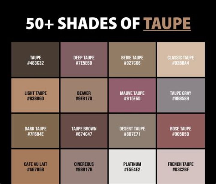What color is taupe GREY