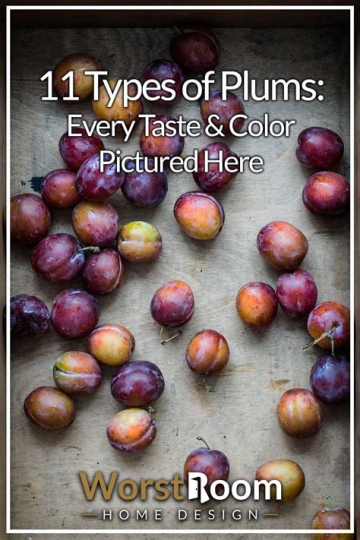 What color plums are sweeter