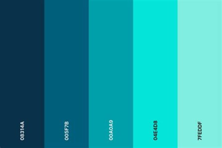 What Colour is deep teal