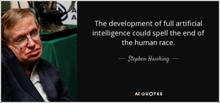 What did Hawking say about AI