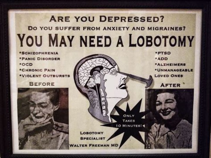What did lobotomy treat