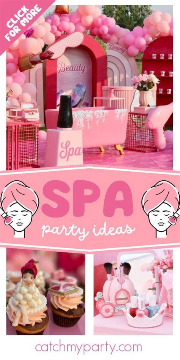 What do I need for a spa party