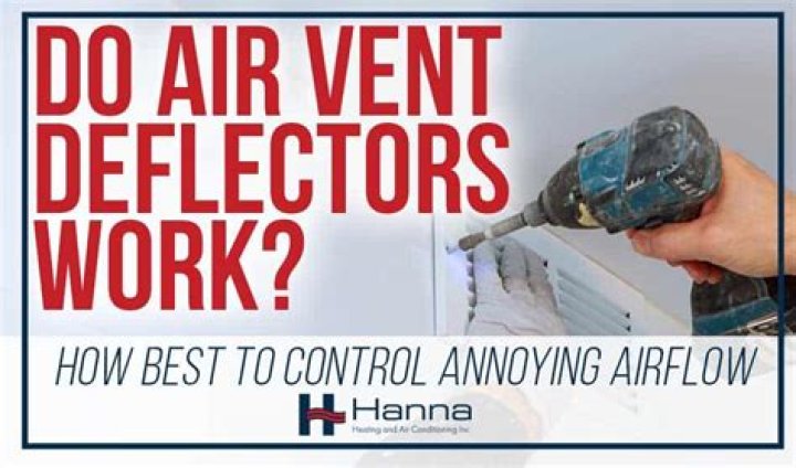 What do Vent deflectors do