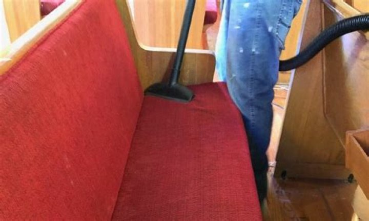 What do you clean church pews with