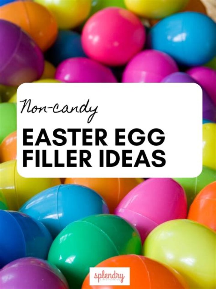 What do you put in Easter eggs for kids