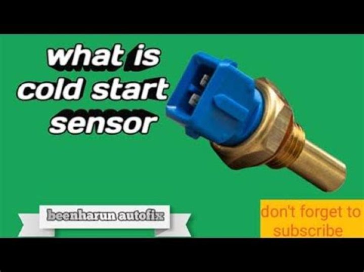 What does a cold start sensor do