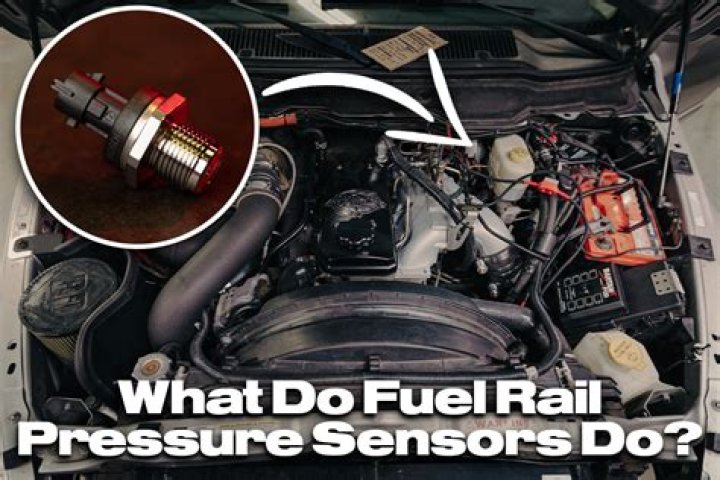 What does a fuel rail pressure sensor do