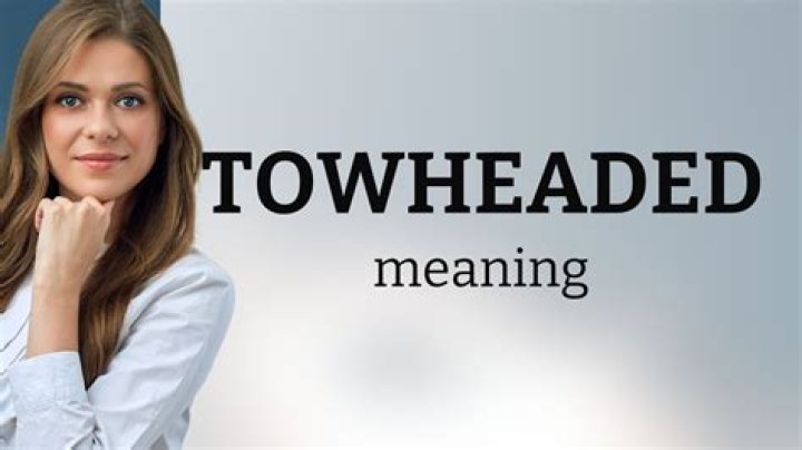 What does a towhead look like