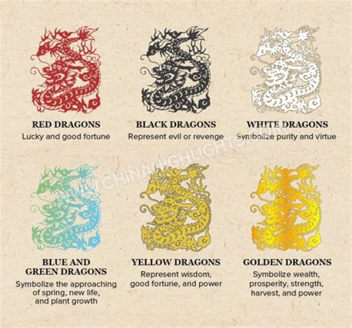 What does a white dragon represent