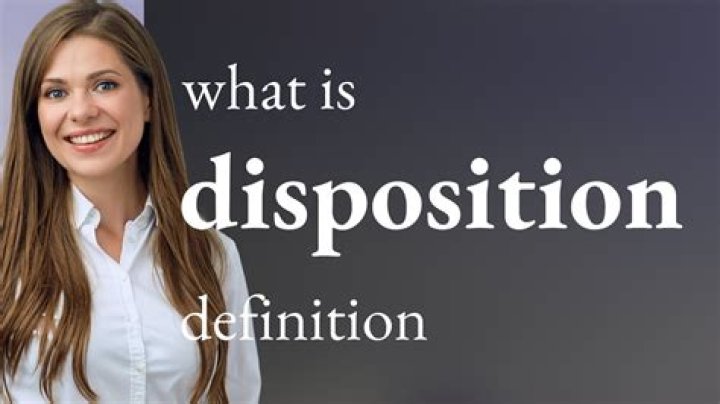 What does disposition mean in education