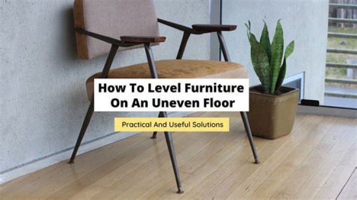 What does it mean when your floor is uneven