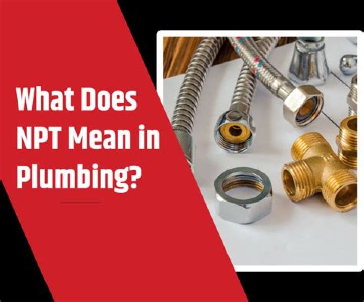 What does NPT stand for in plumbing