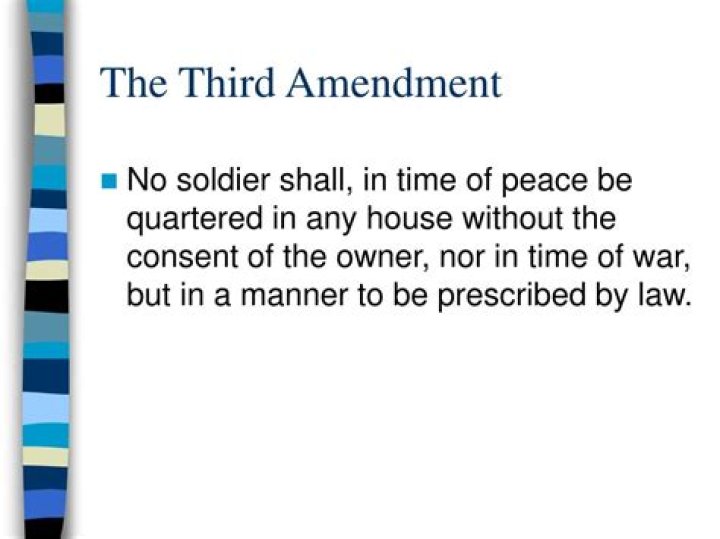 What does the 3rd Amendment mean today