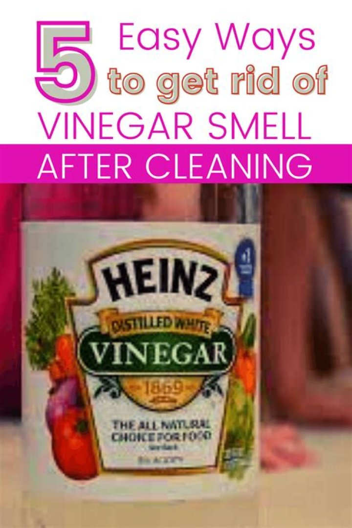 What gets rid of vinegar smell