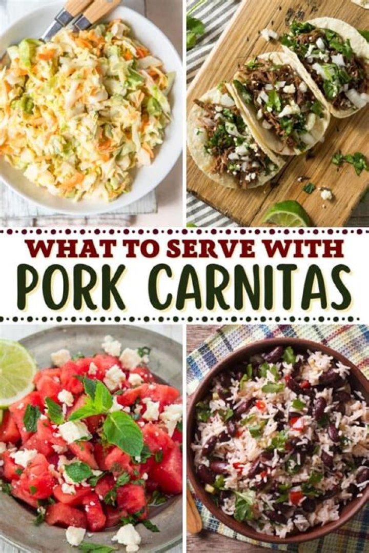 What goes well with pork carnitas