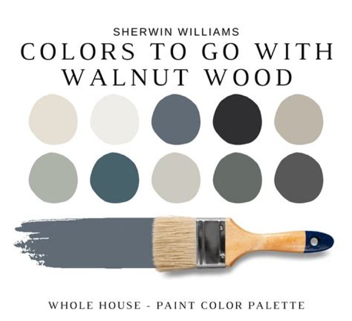 What goes well with walnut wood
