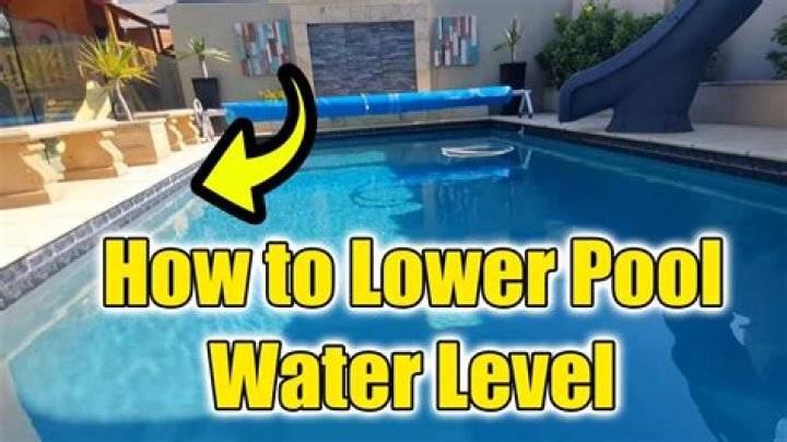 What happens when pool water level is low