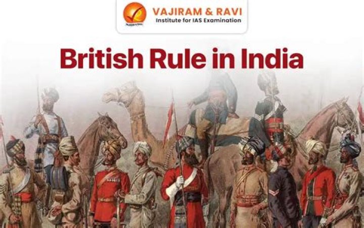 What industries were established in India during British rule