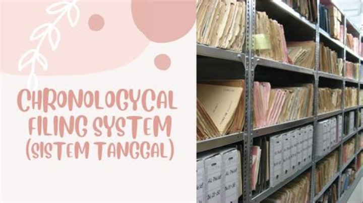 What is a chronological filing system