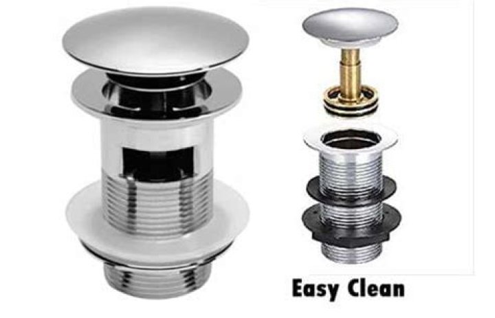 What is a click waste on a basin