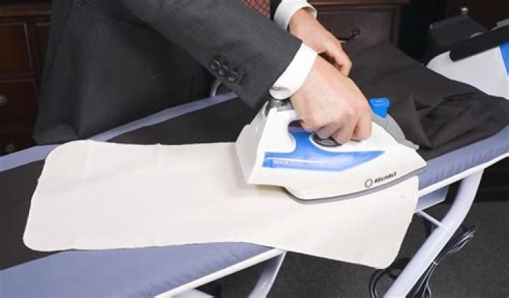 What is a damp press cloth for ironing