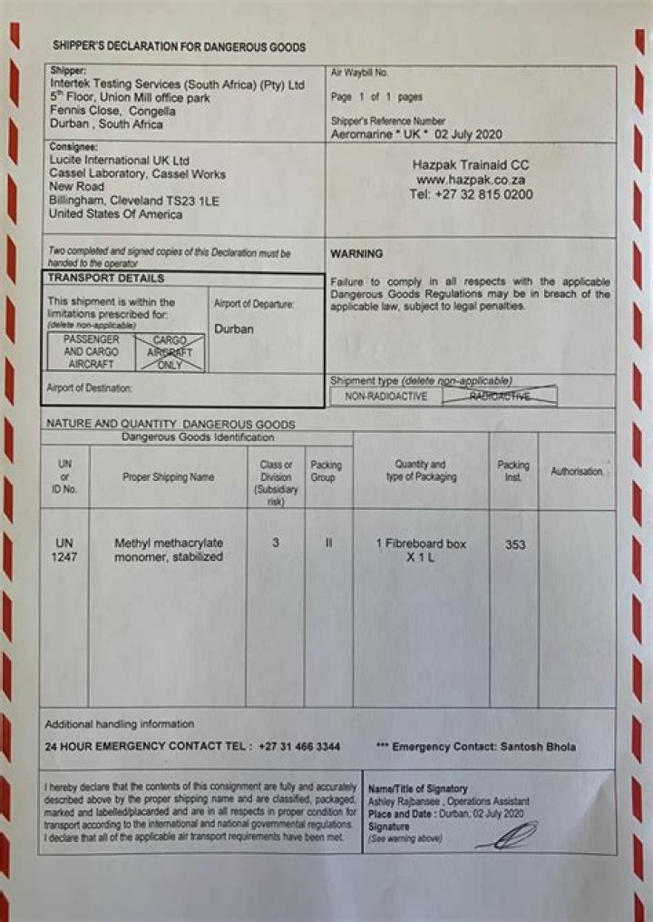 What is a DG certificate