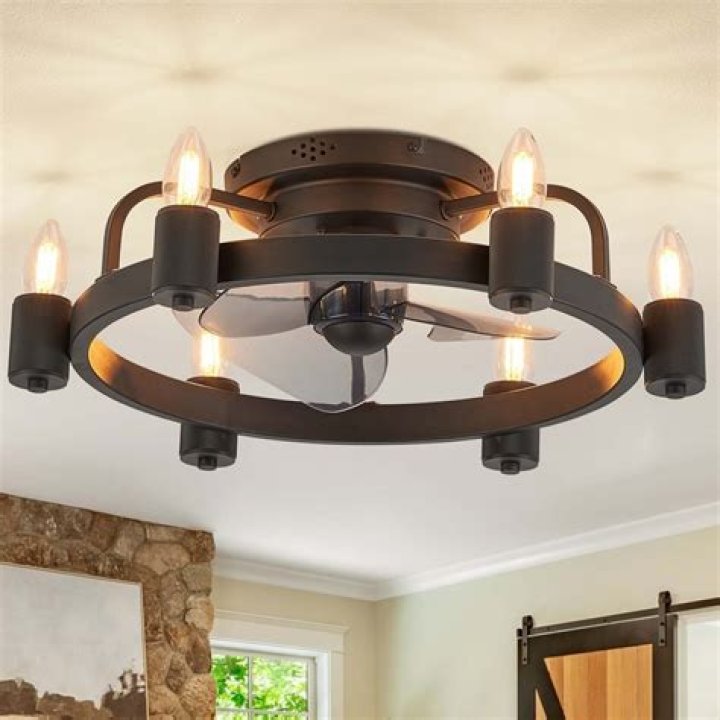 What is a flush mount ceiling fan