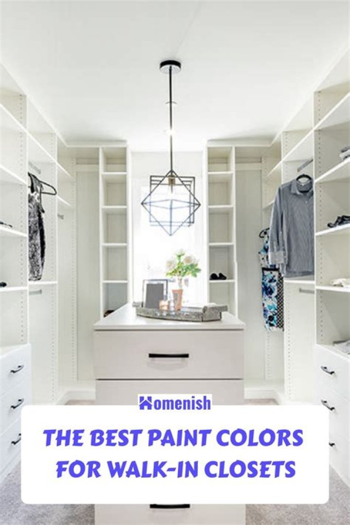 What is a good color for a walk in closet
