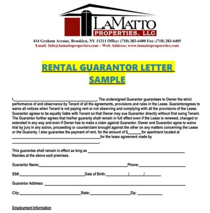What is a guarantor signature