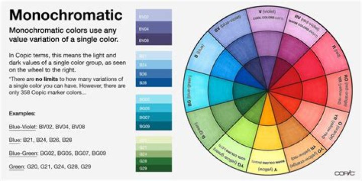 What is a monochromatic color palette