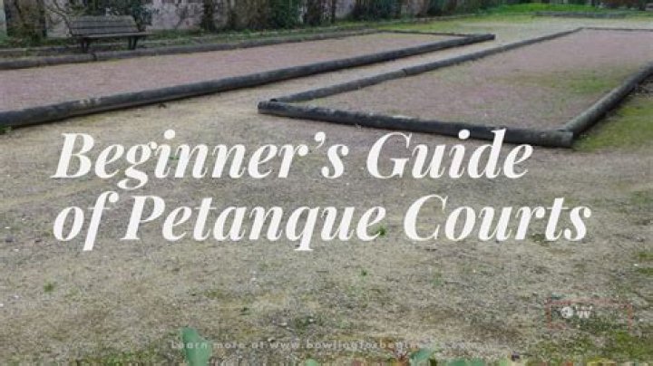 What is a petanque court called