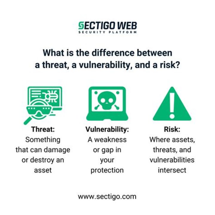 What is a vulnerability and risk