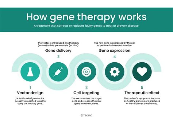 What is an example of gene therapy