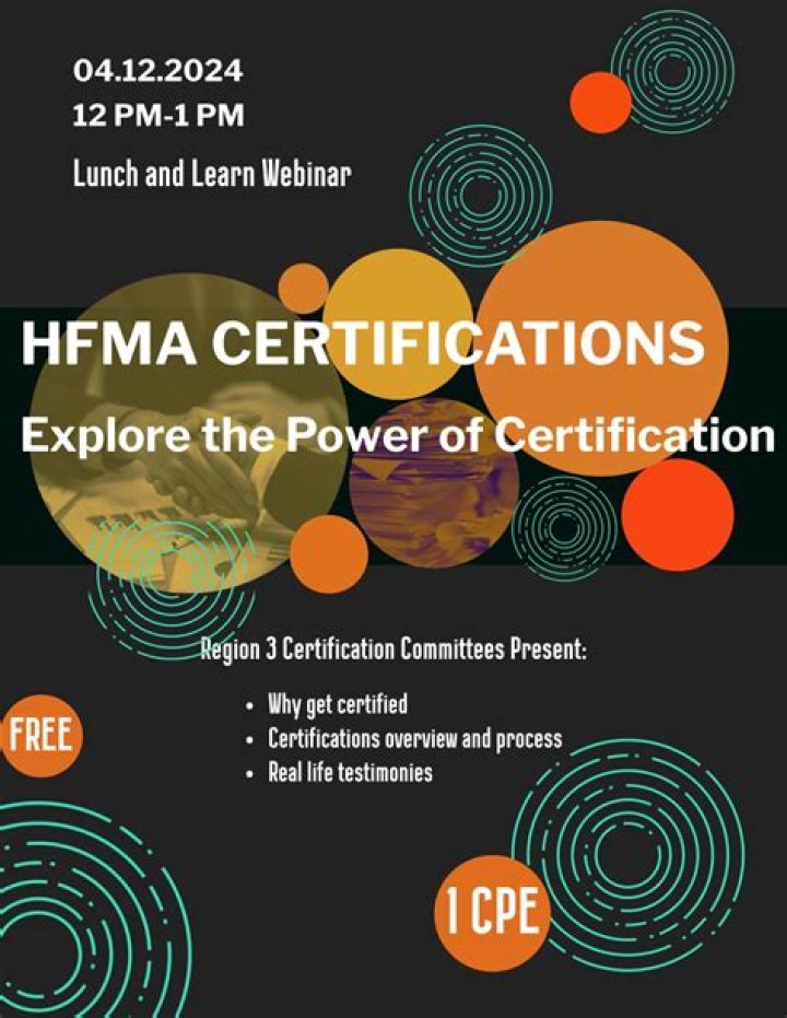 What is an Hfma certification