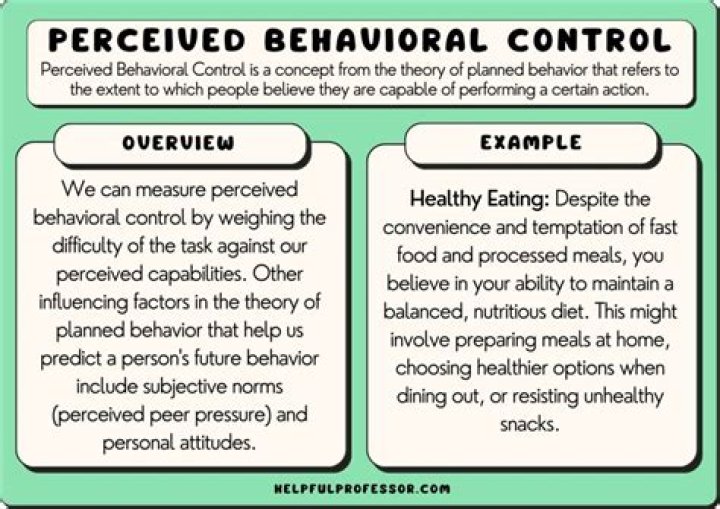 What is behavioral control