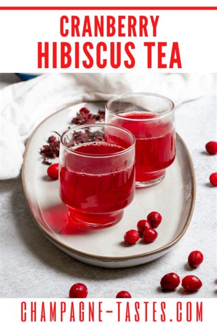 What is cranberry hibiscus tea good for