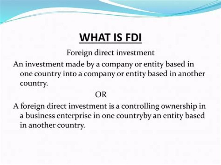What is FDI Slideshare