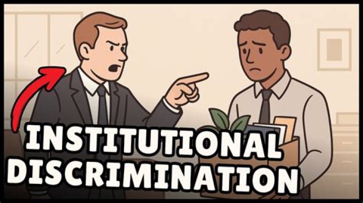 What is institutional discrimination quizlet
