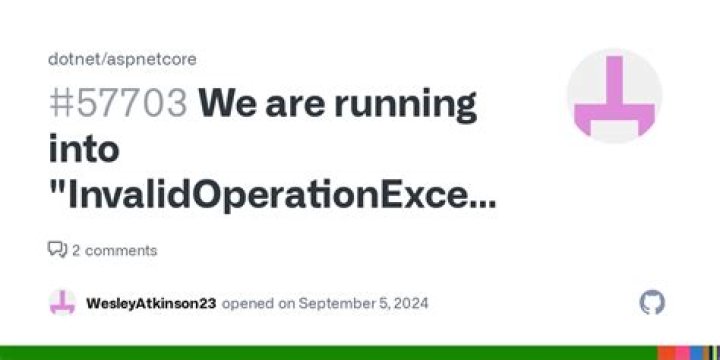 What is InvalidOperationException in C