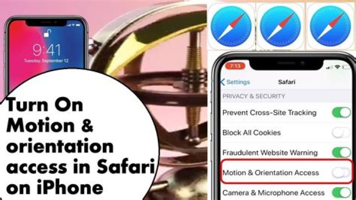 What is iPhone motion and orientation